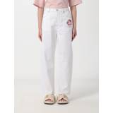Marni Dam Byxor Marni White Flower Patches Jeans