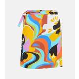 Etro Kjolar Etro Printed Wrap Miniskirt