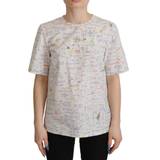 McKinley Dam T-shirts & Linnen McKinley Dolce & Gabbana Algebra Print Round Neck Cotton Women's Tee
