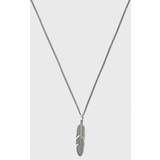 Serge Denimes Halsband Serge Denimes Ethereal Feather Sterling Silver Necklace