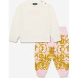 Elastan Tracksuits Versace Baby Girls Tracksuit In White Mths