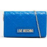 Karl Lagerfeld Dam Byxor Karl Lagerfeld Love Moschino Smart Daily Quilted Faux Leather Bag Blue