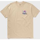 Obey Herr Överdelar Obey baby angel beige male Shortsleeves now available at BSTN in