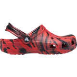 Crocs Toddler Classic Marbled Tie-Dye Clog - Red/Black