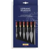 Lefranc & Bourgeois Hobbymaterial Lefranc & Bourgeois Painting Knife with Elastic Metal Blade Set of 6