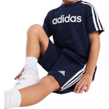 Adidas barn set Barnkläder adidas Linear T-shirt/Shorts Set - Navy