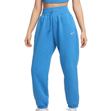 Fleece - Oversize Byxor & Shorts Nike Women's Sportswear Phoenix Fleece Oversized Sweatpants - Star Blue/Sail