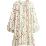 Blommiga - Korta klänningar - XXL H&M Dress - White/Floral