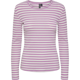 Pieces Ruka Long Sleeved Top - Pastel Lavender