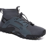 Snabbsnörning - Unisex Löparskor CCAFRET High-Top Barefoot Upstream Water Shoes - Grey