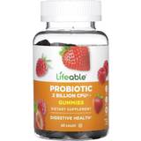 Lifeable Probiotic Gummies Natural Berry 2 Billion 60 st