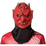 Röd Maskerad Heltäckande masker BigBuy Carnival Mask Röd Demon
