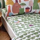 Multifärgade Underlakan Furn Little Funguys Fitted Bed Sheet Multicolour