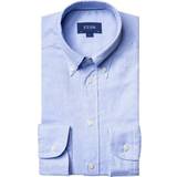 Blåa - Herr Skjortor Eton Royal Oxford Shirt - Light Blue