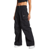 26 - Dam Byxor Nike Sportswear Women's High-Waisted Loose Woven Cargo Trousers - Black