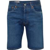 Herr - W27 Shorts Levi's 501 Hemmed Shorts - Bleu Eyes Break Short/Blue