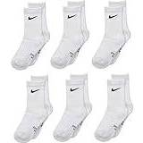 Nike dri fit socks Nike Little Kid's Dri-Fit Crew Socks 6-pack - White