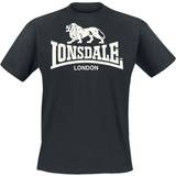 Lonsdale Parkasar Kläder Lonsdale Logo T-shirt - Black