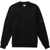 C.P. Company Herr - Sweatshirts Tröjor C.P. Company Diagonal Raised Fleece Sweatshirt - Black