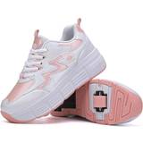 33 - Vita Rullskor XRDSHY Kid's 4 Wheels Skateboarding Shoes - Pink1