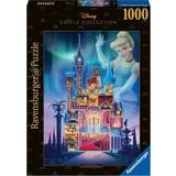 Disney Prinsessor Klassiska pussel Ravensburger Disney Castles Collection Cinderella 1000 Pieces