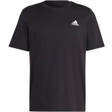 Adidas T-shirts adidas Essentials Single Jersey Embroidered Small Logo T-shirt - Black