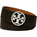 Tory Burch Skärp Tory Burch 1.5" Miller Reversible Belt - Black/Classic Cuoio/Silver