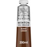 Bruna Oljefärg Winsor & Newton Winton Oil Color Burnt Umber 76 200ml