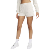26 - Dam Shorts Nike Women's Sportswear Chill Terry High-Waisted French Shorts - Light Orewood Brown/Sail