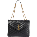 Saint Laurent Loulou Medium Shoulder Bag - Black