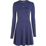 Tommy Jeans Essential Fit and Flare Dress - Twilight Navy