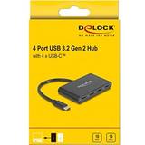 DeLock USB-C USB-hubbar DeLock 64129