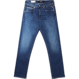 Replay Blåa - Herr - W32 Jeans Replay Straight Fit Grover Jeans - Dark Blue