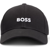 Hugo Boss Herr Kepsar Hugo Boss Cotton-Twill Six-Panel Cap with Embroidered Logo - Black
