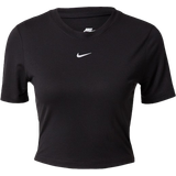 Dam - Jersey T-shirts Nike Women's Sportswear Essential Slim Cropped T-shirt - Black/White
