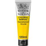 Akrylfärger Winsor & Newton Galeria Acrylic Transparent Yellow 653 120ml