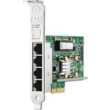 HP PCIe Nätverkskort & Bluetooth-adaptrar HP Ethernet 1Gb 4-port BASE-T BCM5719 Adapter
