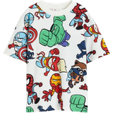 Spindelmannen T-shirts Barnkläder H&M T-shirt med Tryck - Vit/Marvel Comics (1117472070)