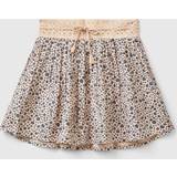 XL Kjolar Barnkläder Benetton Skirt With Floral Print, 3XL, Soft Pink, Kids