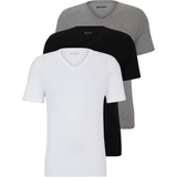 Jersey - Midiklänningar Kläder Hugo Boss Classic V-Neck T-shirt 3-pack - White/Grey/Black