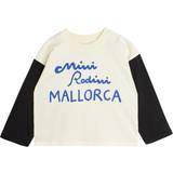T-shirts Barnkläder Mini Rodini GOTS Mallorca Långärmad T-shirt Naturvit