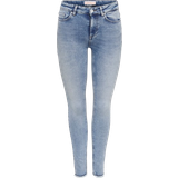 8 Jeans Only Blush Mid Waist Skinny Ankle Jeans - Blue/Medium Blue Denim