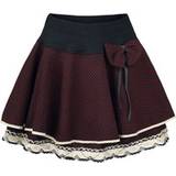 3XL Kjolar Innocent Kort kjol Aya Bow för Dam svart/röd