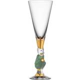 Gunnar Cyrén Champagneglas Orrefors Nobel The Sparkling Devil Green Champagneglas 19cl