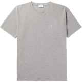 Stenströms Oxfordskjortor Kläder Stenströms Logo Embroidered Cotton Blend Piqué T-shirt - Grey