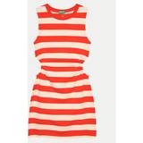 United Colors of Benetton Klänningar United Colors of Benetton Striped Dress With Porthole, 2XL, Kids