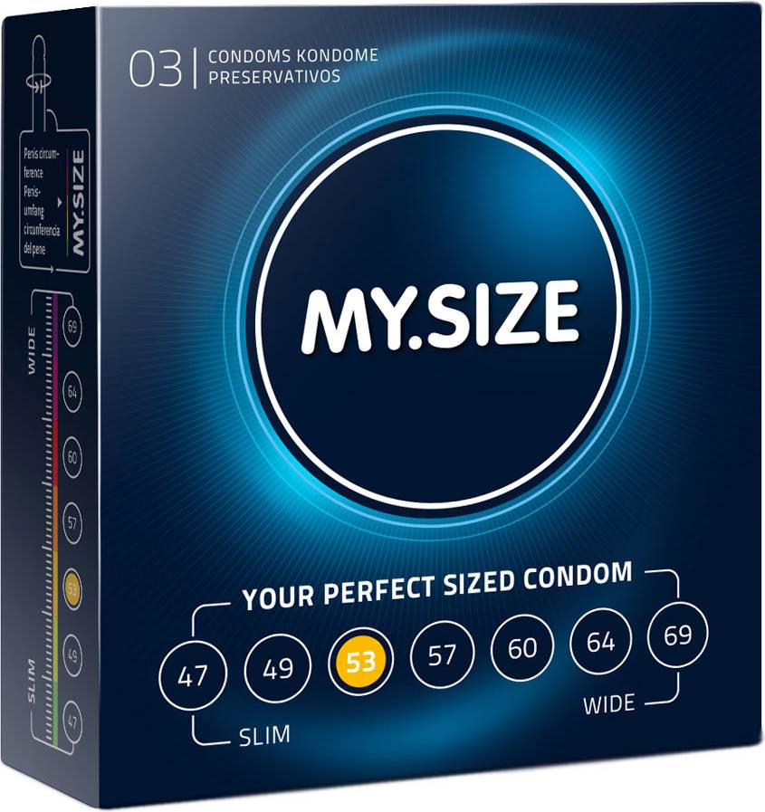  Bild på My.Size 53mm 3-pack kondomer