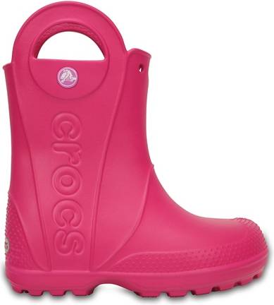  Bild på Crocs Kid's Handle It Rain Boot - Candy Pink gummistövlar