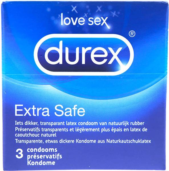  Bild på Durex Extra Safe 3-pack kondomer