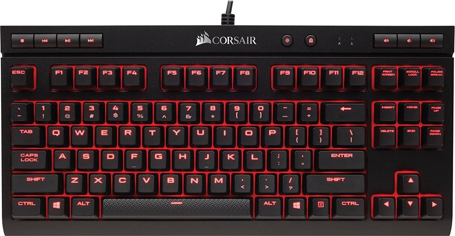  Bild på Corsair K63 Cherry MX Red (Nordic) gaming tangentbord